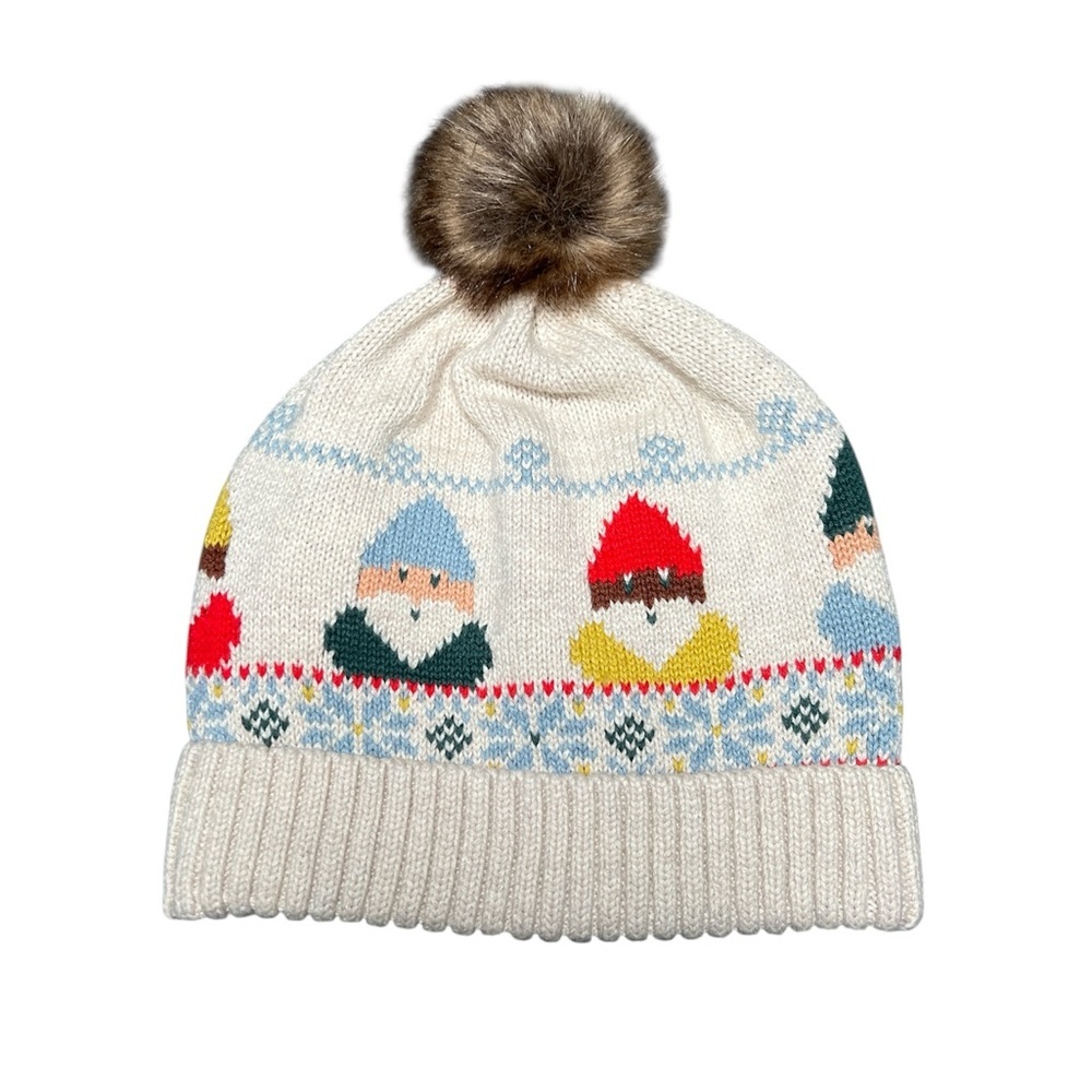 Hanna Andersson Multicolor Knit gnome Beanie kids XS